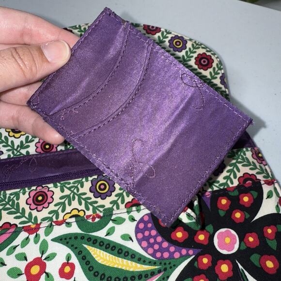 Vera Bradley Women’s Viva La Vera Travel Envelope Wallet Clutch Floral - Picture 7 of 7